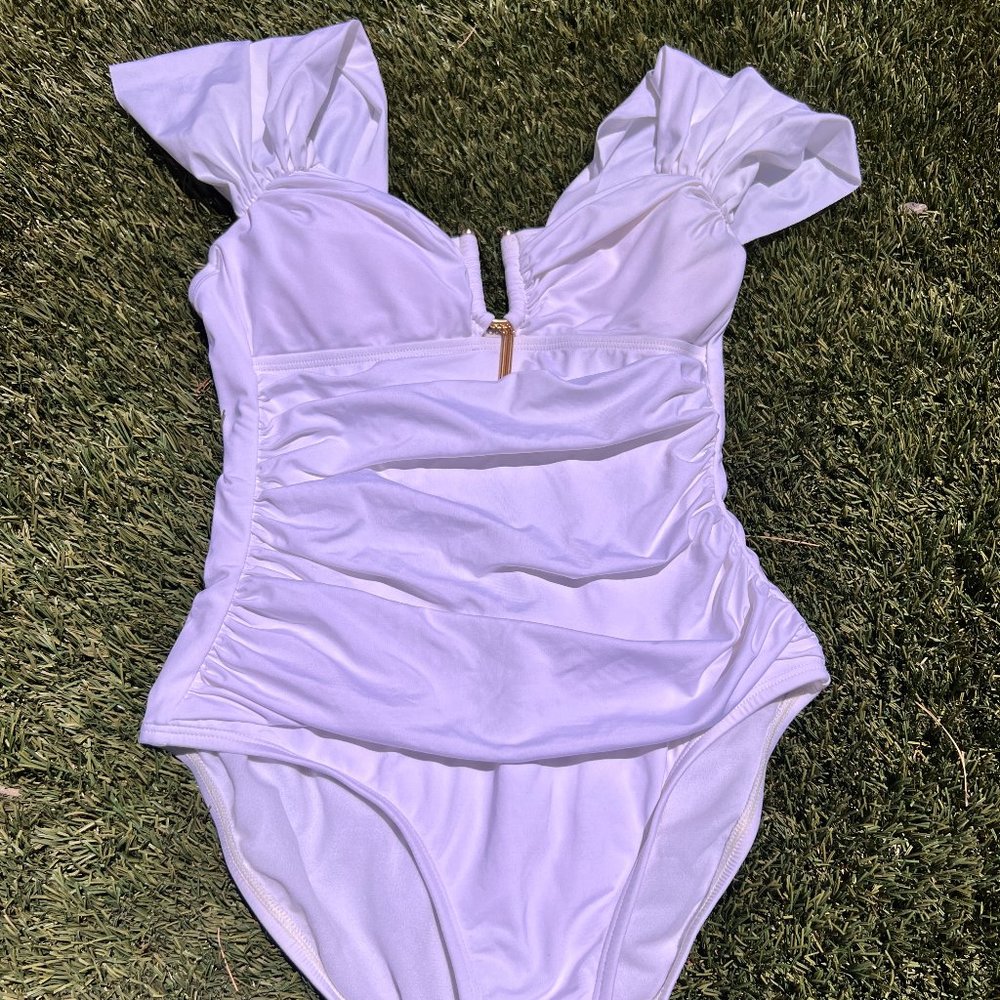 La Blanca Over The Shoulder One Piece